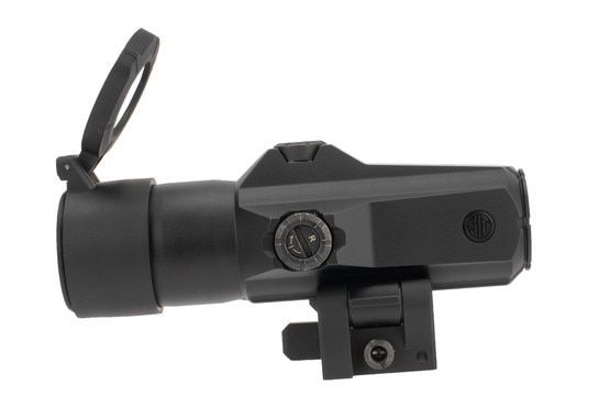 SIG JULIET6 6x magnifier features a black anodized finish